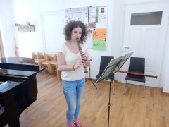Freiwillige Leistungsprüfung - neun Schüler der Musikschule mit hervorragenden Leistungen - Lena Bauer