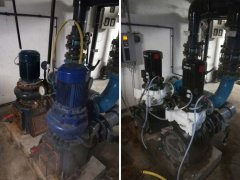 Austausch der Beckenwasserpumpen 2022/2023 Austausch der Beckenwasserpumpen 2022/2023
